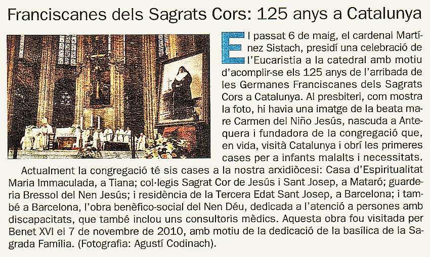 Iglesia de les Franciscanes dels Sagrats Cors (Mataró)